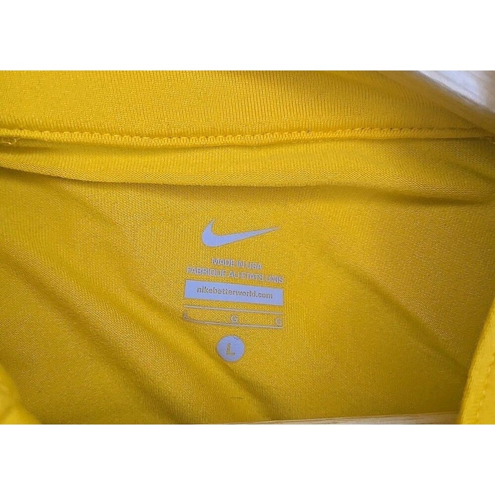 Iowa State Cyclones Nike Long Sleeve Shirt, Made In USA, Sz Large, Yellow/Red - Picture 8 of 9